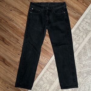 Levi's Women's Black Straight Leg Jeans